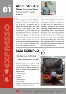 Jornal Expresso Rouxinol - Nº07 pag1