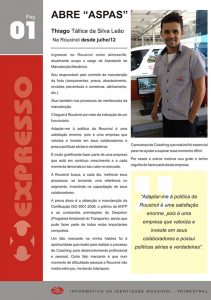 Jornal Expresso Rouxinol - Nº12 pag 1